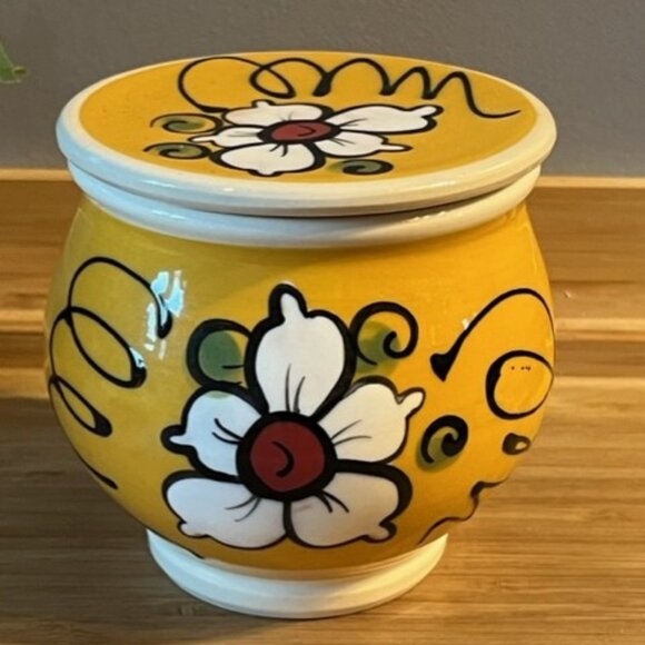 Vintage Marie France signed egg cooker Quebec Pottery art Egg cooker - Picture 1 of 7